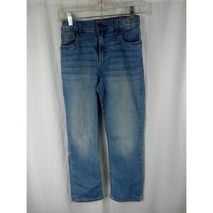 Bgosh Classic Adjustable Waist Zip Fly Blue Jeans Boys Sz 10R
